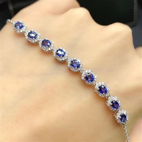 blue sapphire bracelet